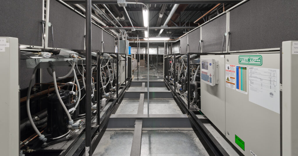 Indoor Roof Space for Refrigeration