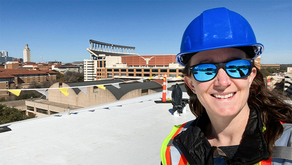Female engineer on job site in Texas
