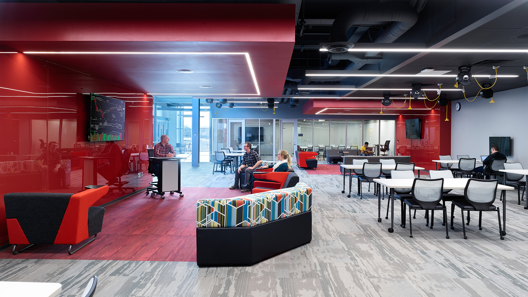 A large modern gathering space at a Missouri university.